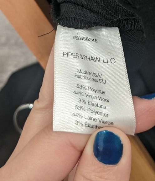 Veronica Beard Black Virgin Wool Pants - Picture 12 of 12